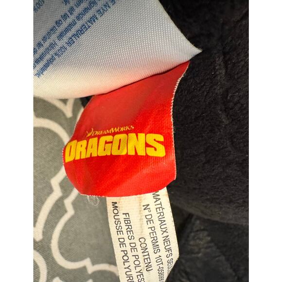 Build-A-Bear How to Train Your Dragon Toothless Plush 15” Black Toy Gift Animal - Picture 11 of 13